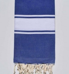 Fouta classique bleu - FOUTA TUNISIA