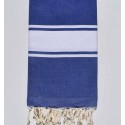 Fouta classique bleu - FOUTA TUNISIA