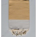 Fouta Pique-Pique jaune foncé