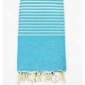 Fouta portofino bleu céleste