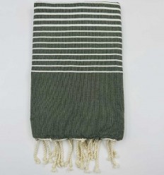 Fouta portofino vert foncé