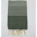 Fouta portofino vert foncé