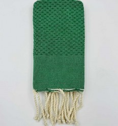 Lot de 10 serviettes de table vert