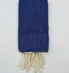 Lot de 10 serviettes de table bleu