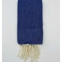 Lot de 10 serviettes de table bleu