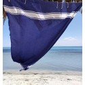 Telo mare piatta blu Jean