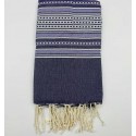 Fouta arabesque violet