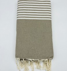 Jeté beige sable