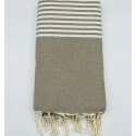 Jeté beige sable