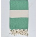 Fouta Diamant vert