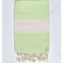 Fouta Diamant vert clair