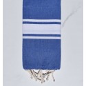 Fouta enfant bleu électrique