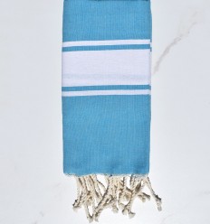 Fouta enfant bleu azur