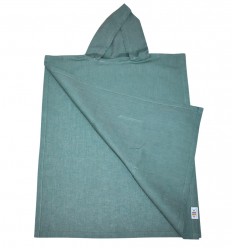 Poncho de plage enfant vert foncé 2
