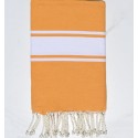 fouta plate jaune foncé