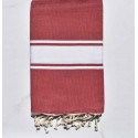 Fouta plate rouge andrinople