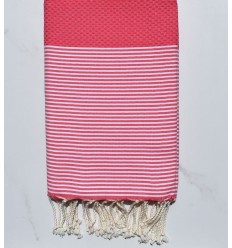 fouta rouge anglais - FOUTA TUNISIA