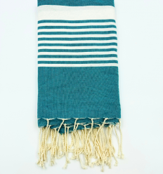 Fouta arthur couleur bleu sarcelle