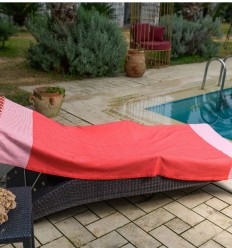 Honeycomb red fouta 2