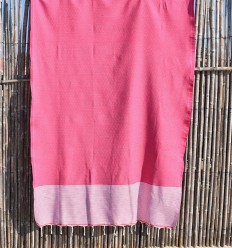 Beach towel pink carmine 2
