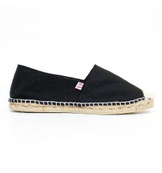 Schwarze Damen-Espadrilles