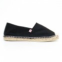 Schwarze Damen-Espadrilles