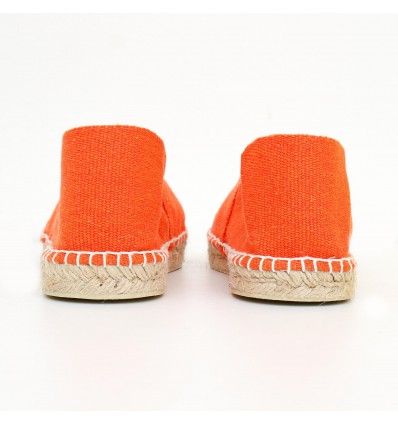 Orangefarbene Espadrilles