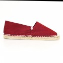 Bordeauxfarbene Espadrilles