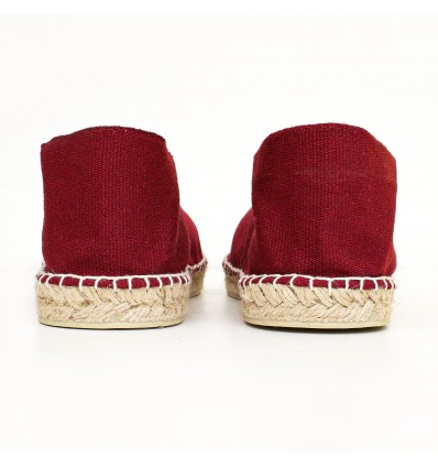 Espadrille Rouge Bordeaux