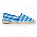 Gestreifte Herren-Espadrilles