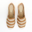 Gestreifte Mehrfarbige Espadrilles