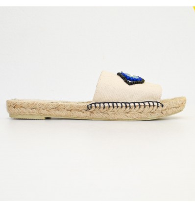 Beige Mules