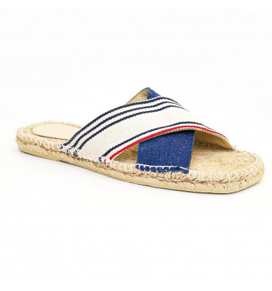 Blue Men's Mules