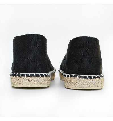 Black Men's Espadrille