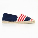 Alpargatas de hombre azules con rayas