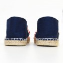Blaue Espadrilles für Herren mit Streifen