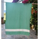 Fouta Diamant vert