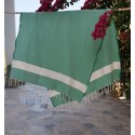 Fouta Diamant vert