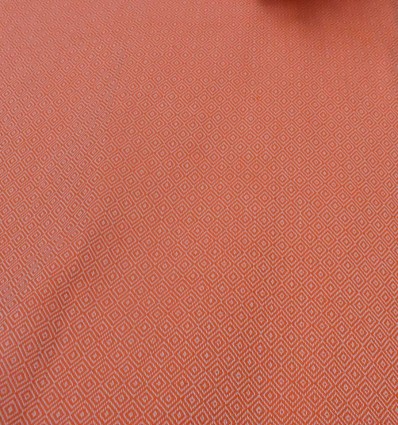 Fouta Diamant orange corail - FOUTA TUNISIA