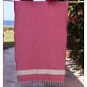 Fouta Diamant rose fuchsia