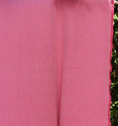 Fouta Diamant rose fuchsia - FOUTA TUNISIA