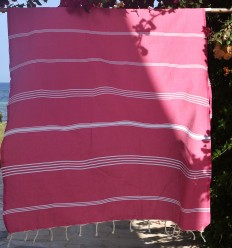 Fouta mykonos rose 2