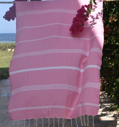 toalha de praia  Mykonos rosa médio