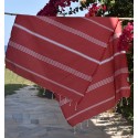 Beach towel  Mykonos red