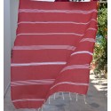 Beach towel  Mykonos red