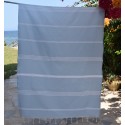 Fouta mykonos bleu clair