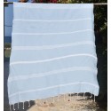 Fouta mykonos bleu clair