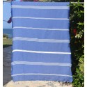 Fouta Mykonos bleu -