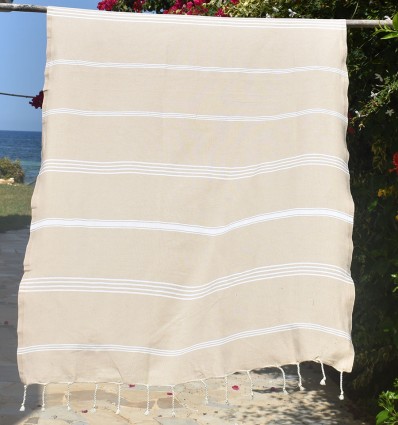 Fouta Mykonos beige