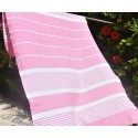 Fouta arthur couleur rose clair